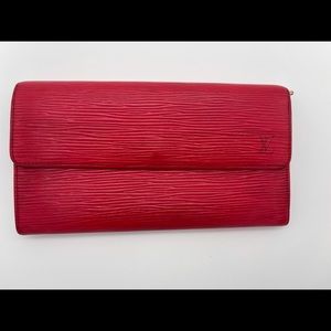 Lv epi red wallet
